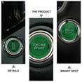 thumbnail image 7 of LULULION Vehicle Ignition Push Button Green LED Car Start Engine Button Easy Installation, 7 of 7
