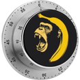 thumbnail image 1 of A Banana Kitchen Timers for Cooking an Expressive Ape Chef Cooking Timer Clock with Loud Alarm No Batteries Required Mechanical Desk Timer Magnetic Backing, 1 of 1