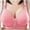 #7Pink, variant on Women's Polka Dot Wireless Push-Up Bra Comfort Support Everyday Bra with Adjustable Wide Straps