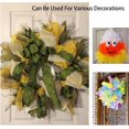 thumbnail image 3 of XINQIHANG 2 Rolls Decor Mesh Poly Ribbons 10 Inch x 30 Feet Each Roll Metallic Foil Mesh Ribbon Christmas Tree Decorative Mesh Rolls for Xmas Wreaths,Swags and Home Decorating (Yellow/Gold Foil), 3 of 6