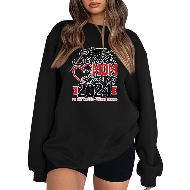Gibobby Sudadera de mujer Sudadera de forro polar de gran tamaño con cuello redondo y manga larga con hombros caídos(Negro,CH)