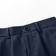 thumbnail image 6 of CYRBOKO Boys Dress Pants, Elastic Waist Straight-leg Relaxed fit Formal School Uniform Pants Dark Blue Size 14-15 T, 6 of 7