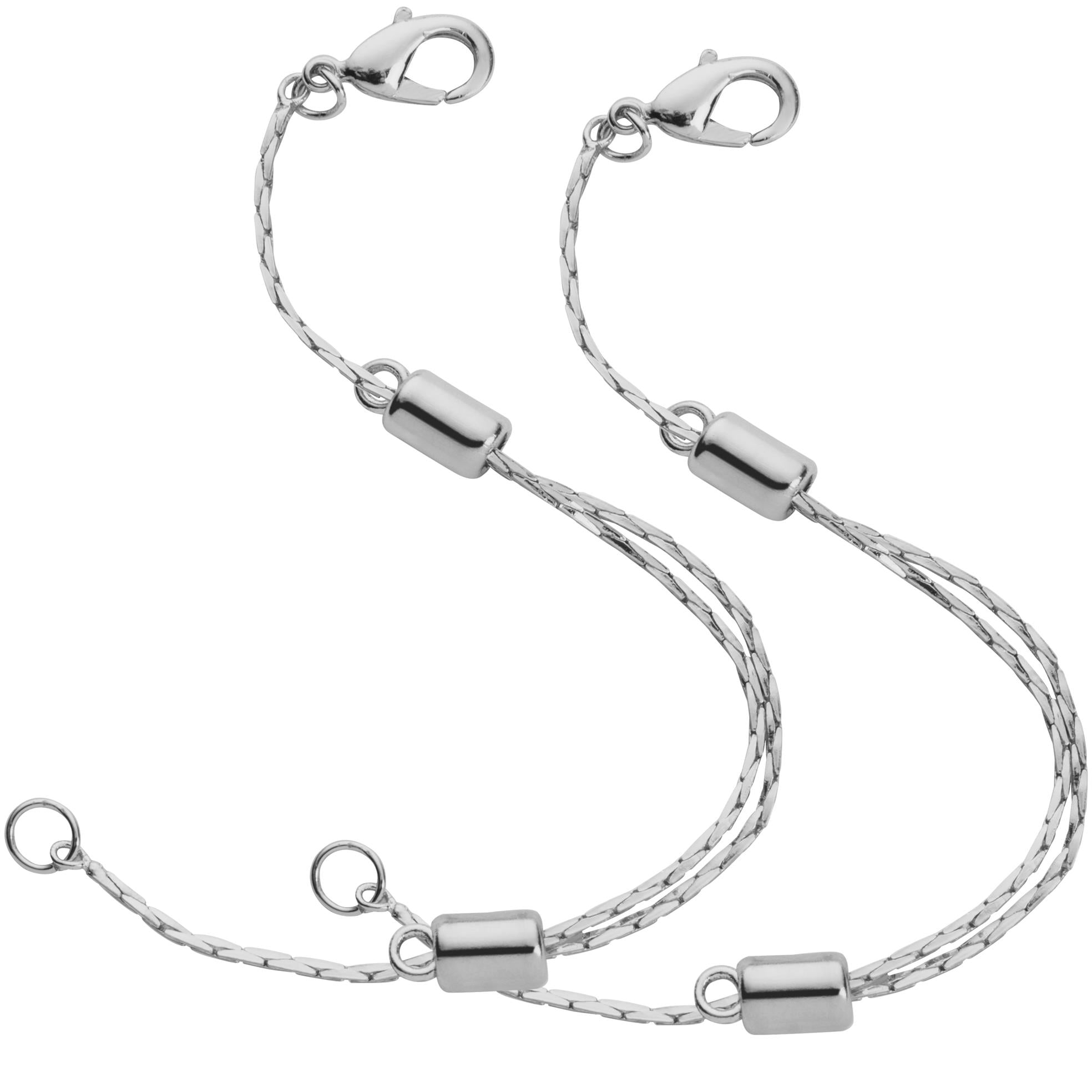 Stainless Steel Adjustable Necklace Chain Extender with Lobster Clasp