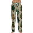 thumbnail image 3 of Mens Pajama Pants Comfy Lounge Pants Sleep Pjs Bottoms Solid Jogger Trousers with Pockets Drawstring, 3 of 8