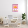 thumbnail image 2 of Stupell Industries Beach Days Quote Rising Sun Ray Horizon Pink Graphic Art Gray Framed Art Print Wall Art, 24x30, by Angela Nickeas, 2 of 6