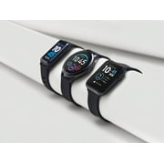 iTech Active 3 Unisex Adult Smartwatch Fitness Tracker, Merlot, Silicone Strap