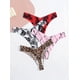 thumbnail image 1 of Tangas estampadas de cintura baja (4 unidades), suaves y cómodas, elásticas, lencería y ropa interior para mujer., 1 of 5
