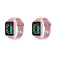 thumbnail image 4 of Seitruly Reloj inteligente de frecuencia cardíaca Control remoto de la cámara Reloj de compatible con Bluetooth 4.0 Reloj despertador Rosado 2piezas, 4 of 6