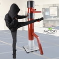 thumbnail image 1 of Geniqua Brown Wing Chun Wooden Target Base Training Dummy Ip Man Martial Arts Traditional, 1 of 8
