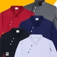 thumbnail image 3 of Ropa de chef Ropa de otoño e invierno de manga larga Ropa de trabajo de catering para hoteles para hombres y mujeres Ropa de trabajo de pastelero Ropa de trabajo de cocina trasera Uniforme, 3 of 6