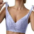 thumbnail image 1 of Abcnature Plus Size Bras for Women Comfortable Breathable no Steel Sexy Lace Gathering Adjustment Lift Bras, 1 of 5