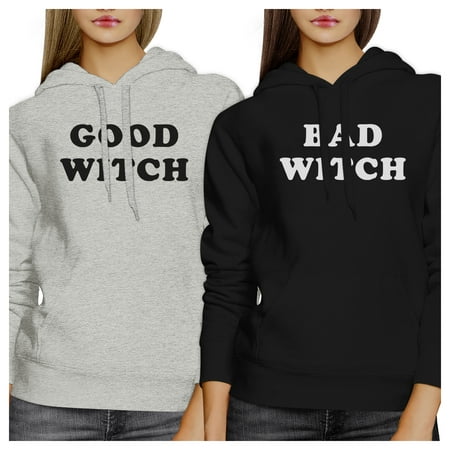 Good Witch Bad Witch Best Friend Matching Halloween Hoodies