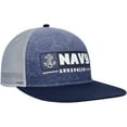 thumbnail image 3 of Men's Colosseum  Navy/Gray Navy Midshipmen Snapback Hat, 3 of 4