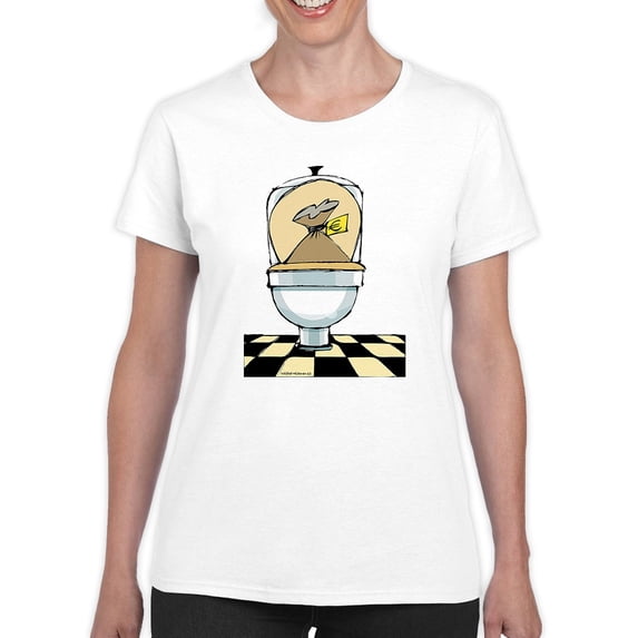 Flushing Economy T-Shirt Women -Wilfred Hildonen Designs, Female 4X-Large