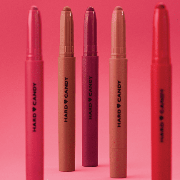 Hard Candy Lip Blur Lipstick Smitten, Nude Lip Color, Soft Matte