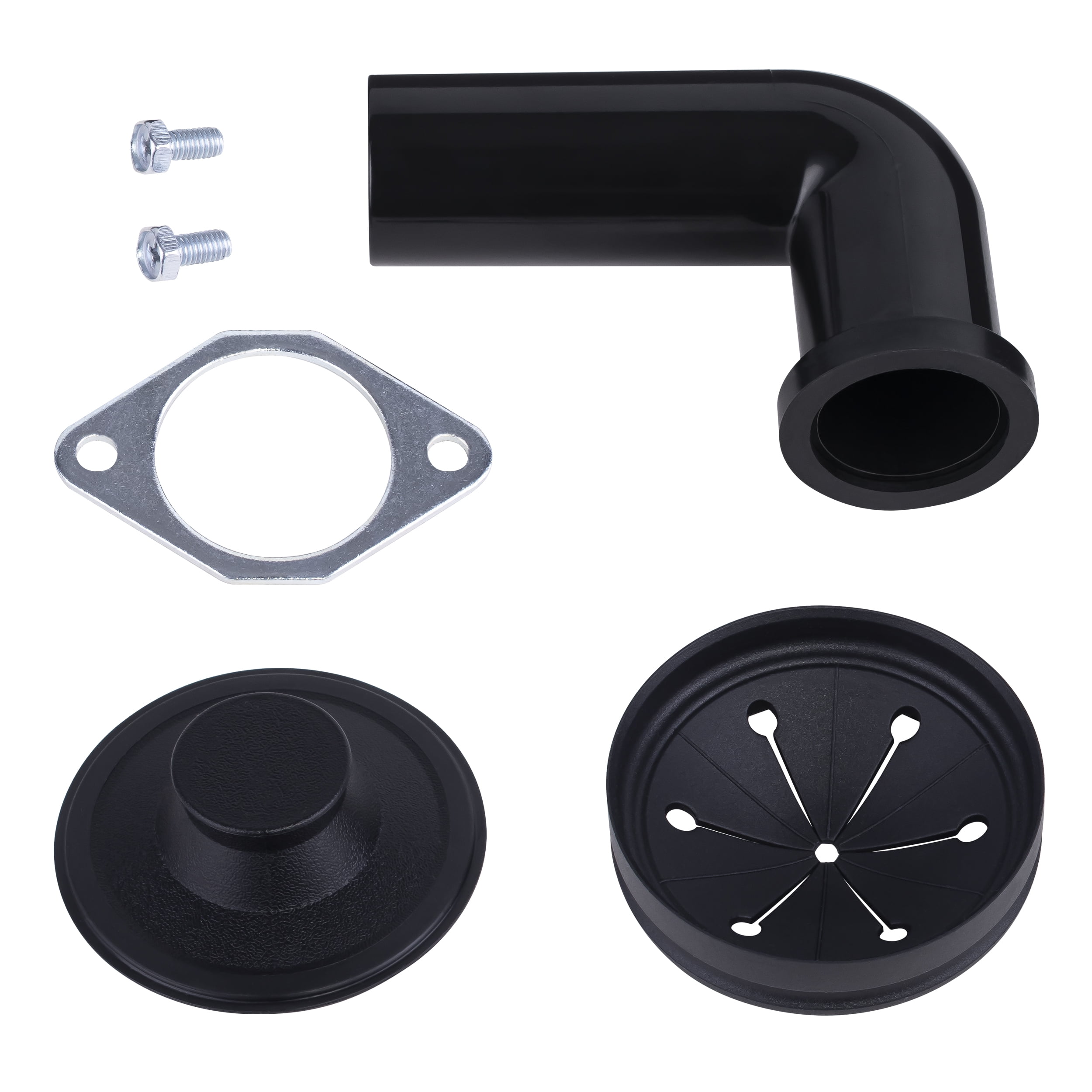 Eco Logic 1/2 HP Garbage Disposal with Polished Chrome Sink Flange 10-US-EL-7-DS-3B-PC