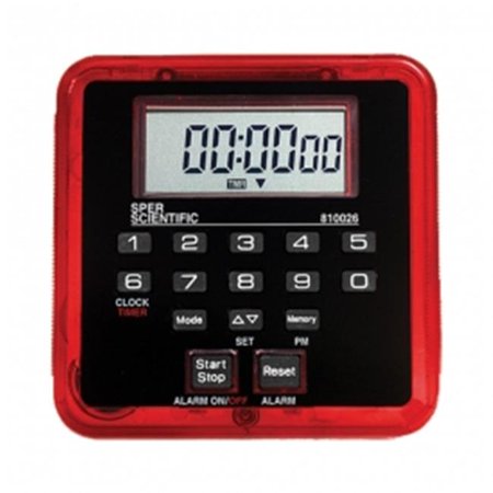 

Sper Scientific 810026R Count Up & Count Down Timer with Memory