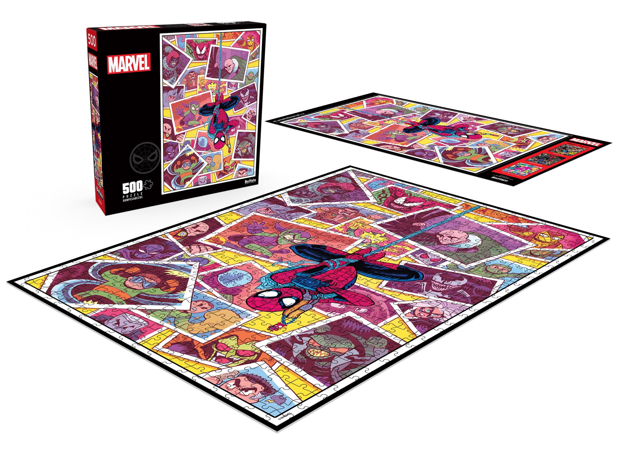 Buffalo Games 500-Piece Marvel The Amazing Spider-man 25 Interlocking Jigsaw Puzzle