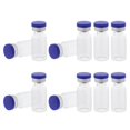 thumbnail image 4 of LEEYNEER 12pcs 3ml Glass Vials Small Storage Bottles with Caps for Liquid and Powder Samples, 4 of 7