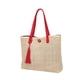 thumbnail image 3 of Bolso de hombro jinwen bolso informal de lino gran capacidad rojo, 3 of 8