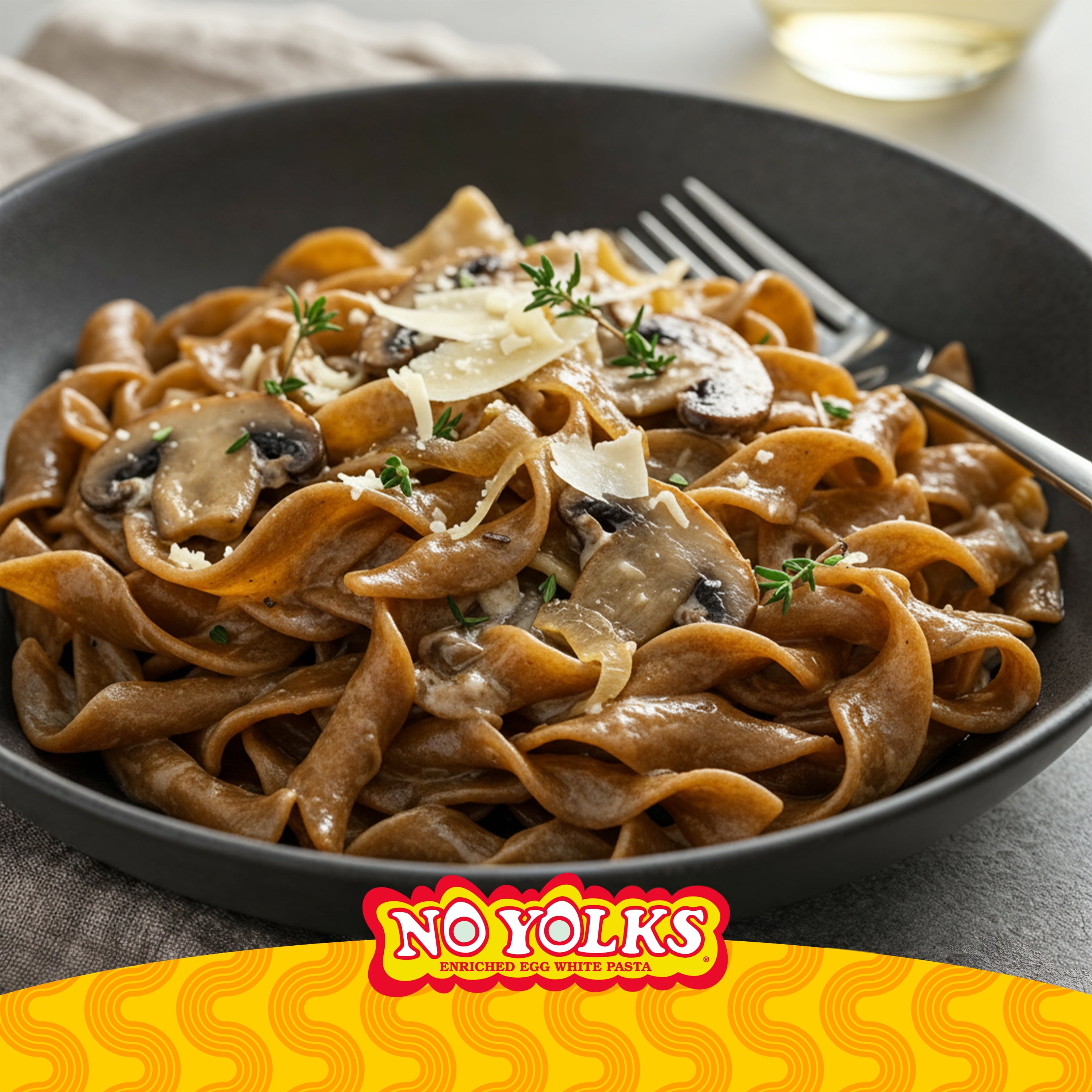 No Yolks Extra Broad Noodle Pasta (12-Pack, 12 oz Each) – Light, Fluffy & Perfect for Comfort Meals – These cholesterol-free noodles cook up smooth and firm, making them ideal for hearty casseroles,