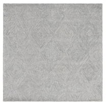 SAFAVIEH Metro Avalon Diamond Area Rug, Grey, 6' x 6' Square