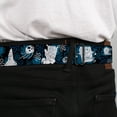 thumbnail image 4 of Nickelodeon Belt, Seatbelt Buckle Belt, Spongebob Patrick Gary the Snail Flowers Black Blue White, 30 to 44 Inches, 4 of 9