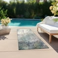 thumbnail image 6 of Addison Rugs Chantille Indoor/Outdoor Contemporary Watercolors Ivory Washable Runner Rug, 2'3" x 7'6", 6 of 6