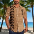thumbnail image 5 of Coffee Track Gym Bowling Beach Brunch Button Down Tops for Man Fall Summer Short Sleeve High Neck Floral Graphic Hippy Vintage Hawaiian Tops Blouses Shirts Mens 2026 4XL, 5 of 6