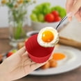thumbnail image 2 of Petit Plateau Rond pour Friteuse, Pocher, Tasses Pochées de Qualité Alimentaire, Démoulage Facile, Ramequins Ronds pour Friteuse, Plateau à Muffins Antiadhésif, Tasse de Cuisson Résistante à la Chaleur, 2 of 3