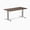 American Rustic Pine / Grey, variant on Desky Zero Softwood Office Desk - American Rustic Pine / 48 X 30 Inches / Space Gray