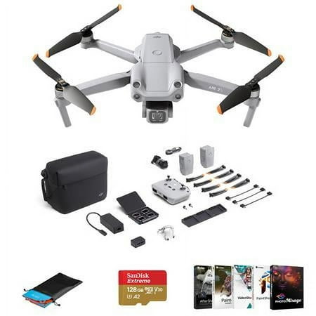Image of Air 2S 4K Drone Fly More Combo Bundle with 128GB microSD Card Corel PC Software Kit Landing Pad