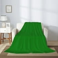 thumbnail image 2 of Throw Blanket for Couch Sofa and Bed, dark-green Super Soft Plush Throw Blanket, Fuzzy Cuteness Comfy Warm Washable Flannel Blanket & Throws for All Season 60"x50", 2 of 5
