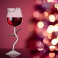 thumbnail image 5 of Fnochy Rose Wine Glasses Cocktail Glass Flower Goblet Drinking Cups Clear Champagne Flutes Classy Red Wine Gifts For Housewarming Wedding Birthday Celebrations, 5 of 5