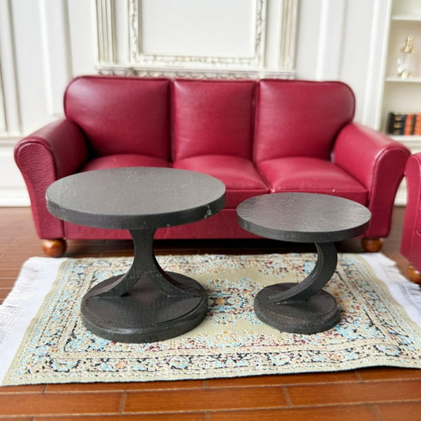 Set De 23 Meubles Miniature 1:12 Pour Maison De Poupée – Canapé, Lit, Table, Chat, Tasses – Résine Détaillée – Cadeau Enfant Et Collectionneur