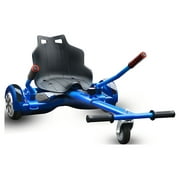 HoverTech 1 All In One Hover Cart Attachment For Hoverboard - Transform your Hoverboard into a Go Kart with Hovercart - Blue