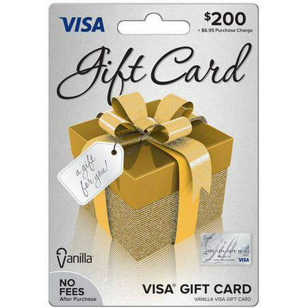 Visa $200 Gift Card (Best Gift Card To Give Someone)