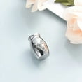 thumbnail image 3 of Mini Urns for Human Ashes Stainless Steel Small Cremation Keepsake Urns for Ashes Holder for Family/dad/mom/sister/grandparents Cremation Jewelry 0.79”*1.18”, 3 of 7