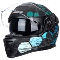 thumbnail image 3 of Casque de Moto Intégral pour Adulte avec Double Visière Casque de Rue à Rabat, 3 of 7