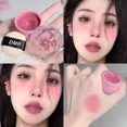 thumbnail image 5 of Heallor-Crema de maquillaje multifuncional, colorete labial, tinte facial Rosa Natural, larga duración, fácil de melocotón, Cosméticos faciales B, 5 of 5