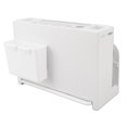 thumbnail image 4 of Soporte para cuchillos de cocina, bloque de cuchillos blanco, montaje en pared, gran capacidad, almacenamiento, escurridor, con soporte magnético para palillos., 4 of 14