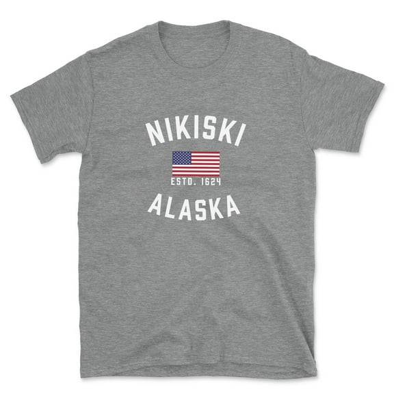 Nikiski Alaska Patriot Men's Cotton T-Shirt