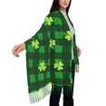 thumbnail image 3 of Rateoe Happy St. Patrick's Day5 Women's Traditional Scarf Wrap Tassel Shawl Fringes Neck Head Shawl Retro Scarf, 3 of 8