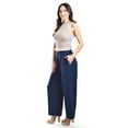thumbnail image 2 of Pantalon de pierna ancha Roman Fashion / Juvenil, 9202 (Azul marino) azul marino M, 2 of 5