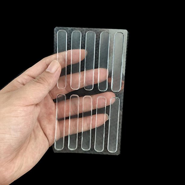 30 piezas, parachoques de gabinete, parachoques de goma autoadhesivos transparentes, parachoques transparentes a rayas para gabinetes, almohadillas de parachoques para almohadillas amortigua