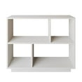 thumbnail image 5 of Adel 42'' Side Table with 4 Open Shelves, Wooden White, 5 of 6