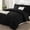 A3-Black, variant on Queen Size Comforter Set Dark Grey Bed in a Bag,7 Pieces Luxury Soft All Seasons Bedding Set,with Comforter Sheets Pillowcases Shams