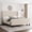 White, variant on Full Tufted Platform Bed Frame – 4 Storage Drawers, Headboard with Charging Station, Wood Slats, No Box Spring Needed, Easy Setup, Navy Blue