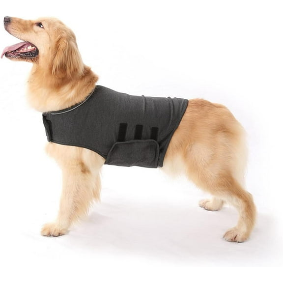 Dog Anxiety Vest, Soft Breathable Dog Anxiety Relief Jacket Calming Coat Thunder Dog Wrap for Anxiety Stress Relief