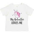 thumbnail image 3 of Inktastic My Godmother Loves Me Unicorn Girls Toddler T-Shirt, 3 of 5